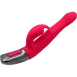 TITANZ 8.5" SILICONE RECHARGEABLE VIBRATOR IN PINK g-pont és csiklóizgató vibrátor