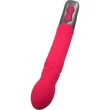 TITANZ 8" SILICONE RECHARGEABLE VIBRATOR IN PINK g-pontos vibrátor
