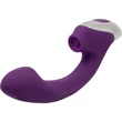 TITANZ 8" SILICONE RECHARGEABLE VIBRATOR IN PURPLE g-pont és csiklóizgató lüktető vibrátor