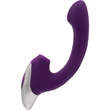 TITANZ 8" SILICONE RECHARGEABLE VIBRATOR IN PURPLE g-pont és csiklóizgató lüktető vibrátor
