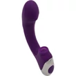 TITANZ 8" SILICONE RECHARGEABLE VIBRATOR IN PURPLE g-pont és csiklóizgató lüktető vibrátor