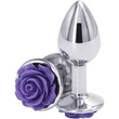 Rear Assets - Rose - Small - Purple fenékdugó