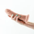Colours - Dual Density - 7" Girth dildó - White