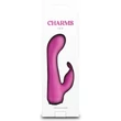 Charms - Ivy - Magenta elegáns nyuszi formáju csiklóizgatós vibrátor