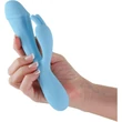 Obsessions - Scarlett - Light Blue nyuszi formájú csikló és g-pontos vibrátor