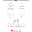 838-SEG-3 set 3-pcs fehérnemű szett piros L/XL