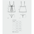 Amanta babydoll & tanga L/XL