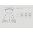 Flores chemise babydoll & tanga fekete L/XL