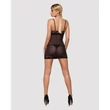 Wonderia babydoll & tanga fekete L/XL