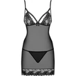 Wonderia babydoll & tanga fekete L/XL