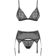 Shibu 3-pcs fehérnemű szett fekete  S/M
