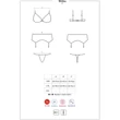Shibu 3 pcs set fehérnemű szett fekete L/XL