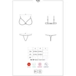 Tulia 2 pcs nyitott fehérnemű szett M/L