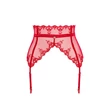Lonesia garter belt red  S/M