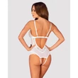 Heavenlly crotchless teddy  body fekete M/L