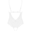 Heavenlly crotchless teddy  body fekete M/L