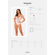 Heavenlly crotchless teddy  body fekete M/L