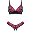 Rosenty 2-pcs crotchless fehérnemű szett   XS/S