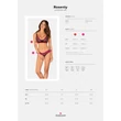 Rosenty 2-pcs crotchless fehérnemű szett  M/L