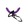 Double Delight Strap-on  Purple/Black