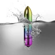 RO-80 mm 7 Speed Rainbow vízálló mini vibrátor