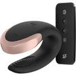 Double Love (Black) okostelefonról is vezélhető párvibrátor