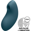 Vulva Lover 2 blue léghullámos vibrációs csiklóizgató