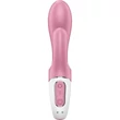 Air Pump Bunny 2 light red két motoros felfújható tengelyű vibrátor