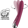 Spinning Vibe 1 red g-pontos vibrátor