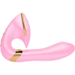 SOYO LIGHT PINK csikló és g-pont izgató vibrátor