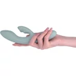 Chika Turquoise Grey okostelefonnal vezérelhető melegedő vibrátor