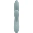 Chika Turquoise Grey okostelefonnal vezérelhető melegedő vibrátor