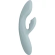 Chika Turquoise Grey okostelefonnal vezérelhető melegedő vibrátor