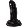 X-Men 8.3" Super Sized dildó PVC Black dildó tapadókoronggal