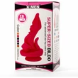 X-Men 7.9" Super Sized Dildo PVC Black I fenékdugó tapadókoronggal
