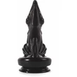 X-Men 7.9" Super Sized Dildo PVC Black I fenékdugó tapadókoronggal