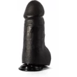 X-Men Simon 9.9" Cock Black dildó herékkel és tapadókoronggal