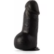 X-Men Simon 9.9" Cock Black dildó herékkel és tapadókoronggal