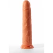 X-Men 11" 2-in-1 dildó Flesh kétágú dildó tapadókoronggal