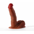 X-Men Mike 6.1" Cock Flesh dildó herékkel és tapadókoronggal