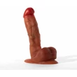 X-Men Mike 6.1" Cock Flesh dildó herékkel és tapadókoronggal