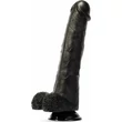 X-MEN Geoff 11.9" Cock Black dildó herékkel