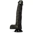 X-MEN Geoff 11.9" Cock Black dildó herékkel