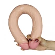 Realistic Slim Ultra kétágú dildó