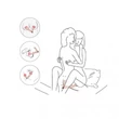 Rechargeable IJOY Strapless Strap-on távirányítós vibrátor pároknak