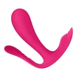 Top Secret+ pink távirányítós vagy okostelefonró is irányítható vibrátor