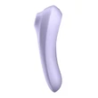 Dual Pleasure Mauve okostelefonnal irányítható léghullámos vibrátor
