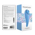 FEELZTOYS Femmegasm - akkus, vízálló hüvelyi és csikló vibrátor (türkiz)