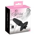 Smile Butt Plug - akkus, szilikon anál vibrátor (fekete)