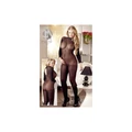 Catsuit Ouvert erotikus fehérnemű XL/XXL